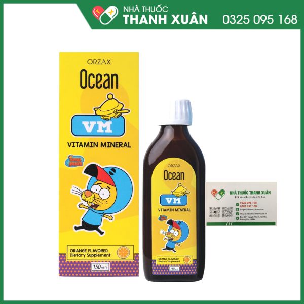 Ocean VM - Bổ sung Multi Vitamin và khoáng chất cải thiện biếng ăn